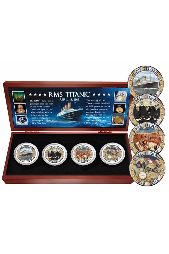 Titanic Four Coin Set