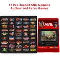 thumbnail image 2 of Mini Arcade UNICO SNK MVS con Control Rojo + 45 Juegos, 2 of 7
