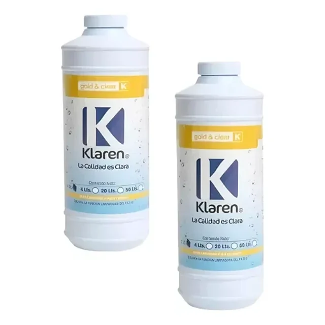 Gold & Clear Clarificador NoveQuim Para Alberca 0.946 L 2 Pz