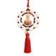 thumbnail image 2 of Colgante de madera de Buda para coche, decoración de la , suministros artesanales, colgante Feng Shui para decoración para espejo retrovisor, Borla roja mayimx Colgante de coche, 2 of 9