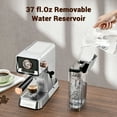 thumbnail image 5 of Mecity 20 Bar Semi-Automatic Espresso Machine with Steam Wand, Brushed Stainless Steel, 5 of 8
