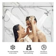 thumbnail image 2 of Double Shower Head for Couple, High Pressure High Pressure Dual Showerhead Combo, Adjustable Height Shower Rod with Hook, 10-Setting Handheld Shower Head, 9-Setting Handheld Shower Head, Chrome, 2 of 9