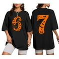 thumbnail image 2 of 6 7 Shirts Graphic Six Seven Meme Pumpkin T-Shirt Halloween Costume, 2 of 8