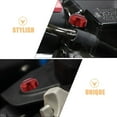 thumbnail image 3 of KAKOWELY 5Ud Tapones Para Orificios De Espejo En Manillar De Motocicleta Color Rojo, 3 of 8