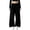 Black, variant on Drawstring Waist Women Casual Sweatpants Ladies Baggy Lounge Bottoms Pocket Wide Leg Joggers Pant Sports Pants