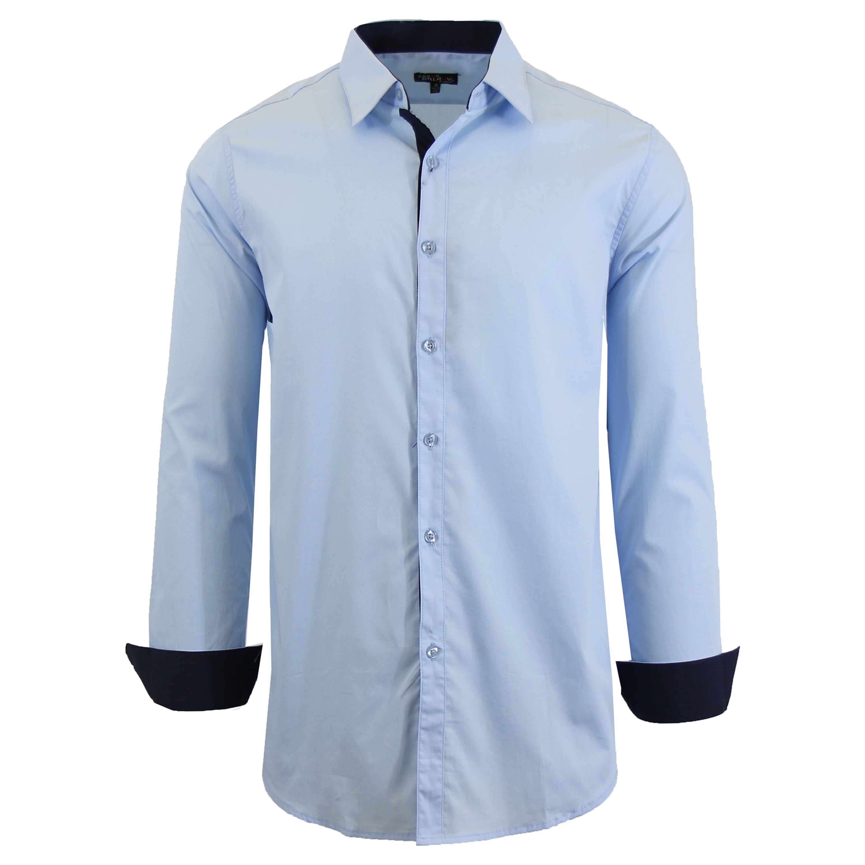 Men's Long Sleeve Stretch Cotton Dress Shirts