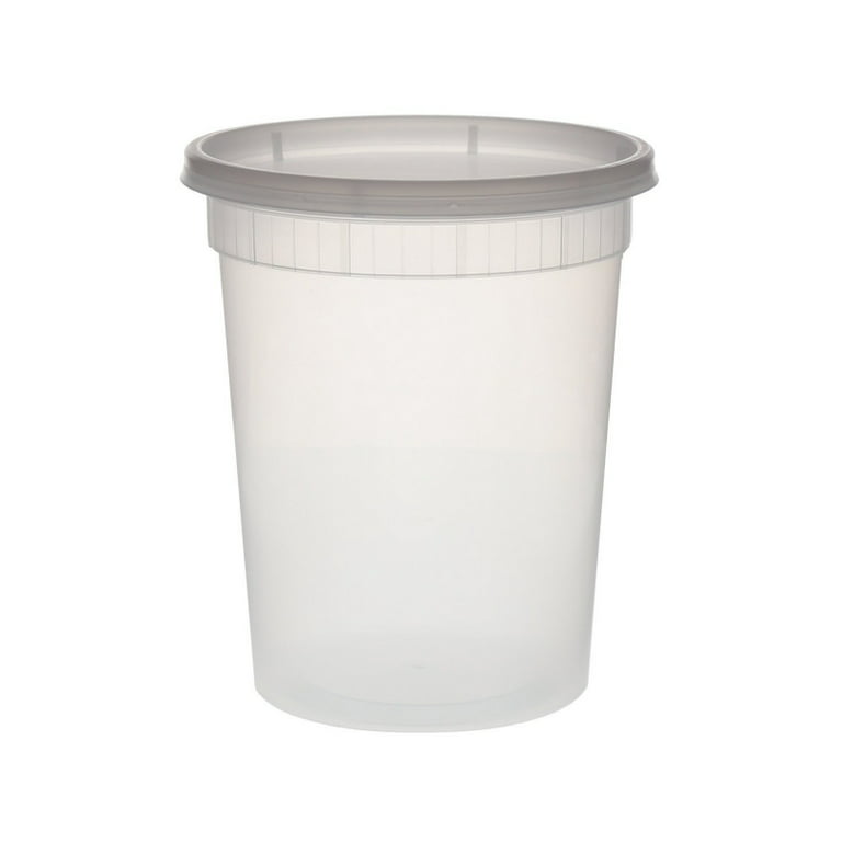 Heavy duty deli containers with lids 32Oz