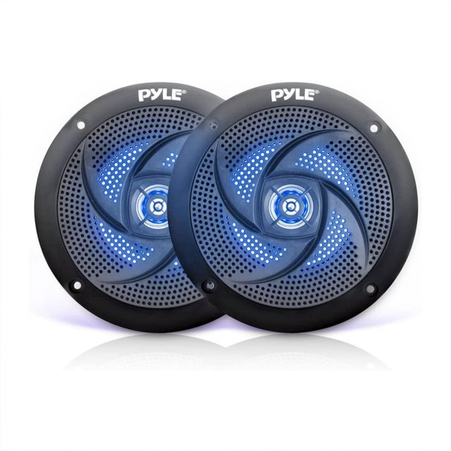 Altavoces marinos Pyle PLMRS43BL, resistentes al agua, 4 pulgadas, 2 vías, 100 W