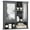 Grey, variant on Costway Wall Mount Mirror Cabinet Bathroom Medicine Cabinet Organizer Black