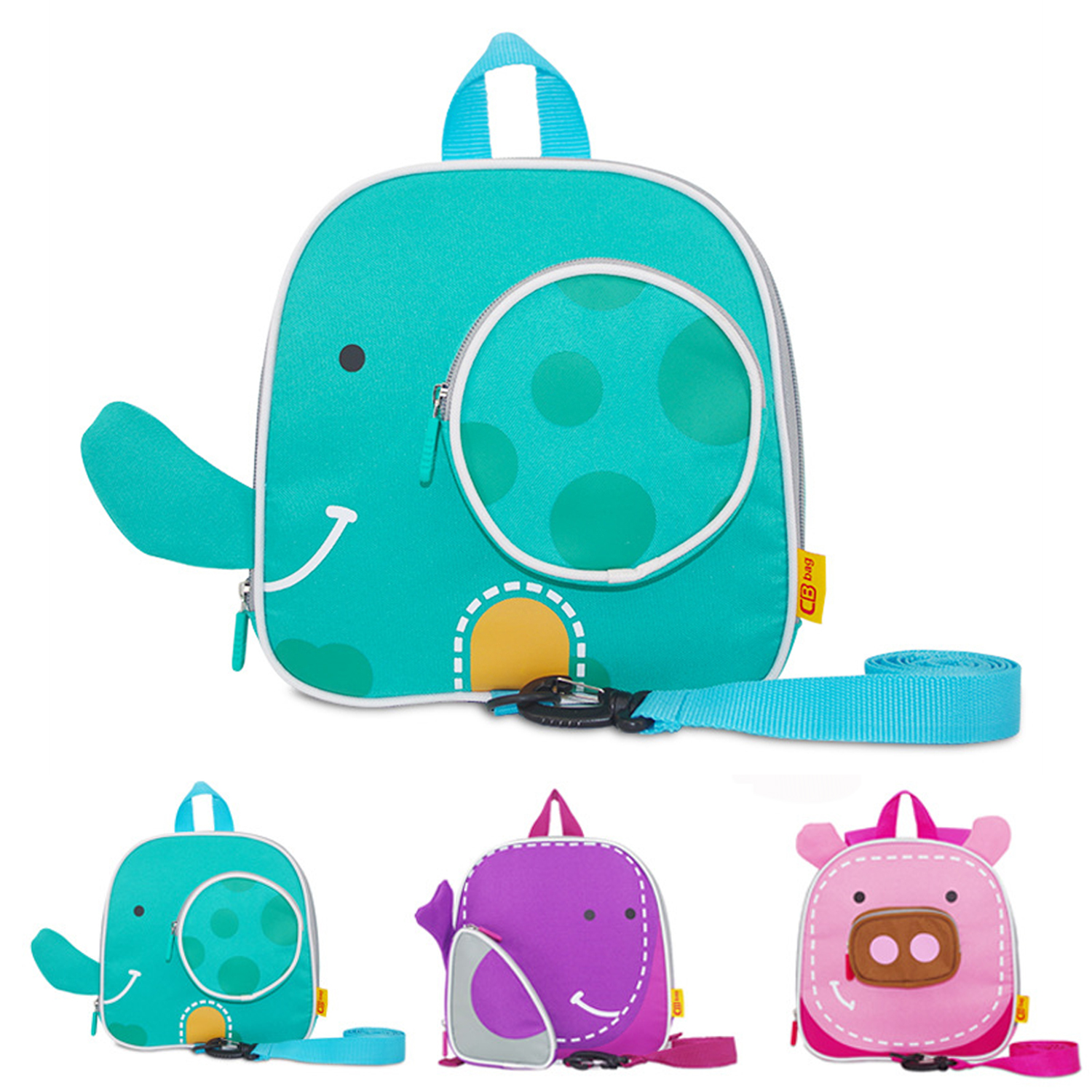 Baby Adjustable Safety Harness Backpack 25 Antilost Cartoon Design