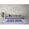 thumbnail image 3 of Ahgly Company Indoor Rectangle Oriental Blue Traditional Area Rugs, 7' x 10', 3 of 4