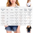 thumbnail image 3 of Zpanxa T-Shirts pour Filles Style Western Uni Col Rond Manches Courtes Haut en Nylon Spandex 11-12 Ans, 3 of 7