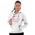 thumbnail image 5 of Meow Sweet Kitty Cat Lady Cute Hoodie Sweatshirt Women Brisco Brands X, 5 of 6