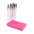 thumbnail image 3 of Soporte de soporte de pintura de 10X Pintura Herramientas de modelado Base Sticks para manualidades de tarjetas Memo de modelado de pasatiempos Rosa y 10 clips, 3 of 10