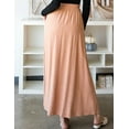 thumbnail image 4 of Doublju Women's Ruffle Slit Detailed Maxi Skirt With Side Pocket, 4 of 4