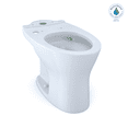 thumbnail image 2 of TOTO® Drake® Dual Flush Elongated Universal Height Toilet Bowl for 10 Inch Rough-In with CEFIONTECT®, WASHLET+ Ready, Cotton White - CT746CUFGT40#01, 2 of 2