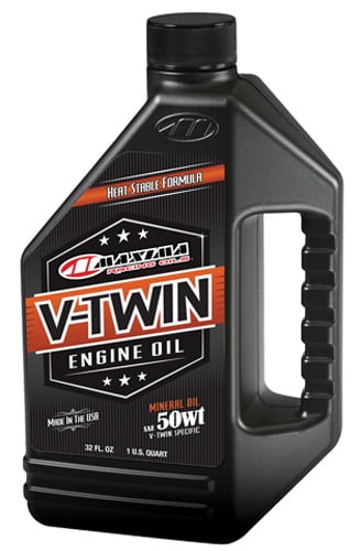 Maxima Racing Oils 30-07901 50wt V-Twin Mineral Engine Oil 1 Quart
