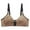 Gold, variant on Under $5.00,Lolmot Front Closure Bra for Womens Sexy Leopard Print T Shirt Bra,Adjustable Strap Full-Coverage Non-Padded Wirefree Bra Comfortable Everyday Push Up Bra