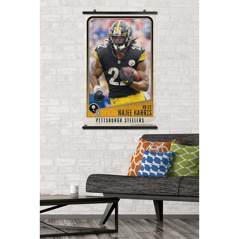 Najee Harris Pittsburgh Poster Canvas Football Print Sports 