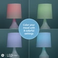 thumbnail image 5 of GE LED+ Color Changing Light Bulbs with Remote Control, 18 Color Options, A19 Light Bulbs 2pk, 5 of 12