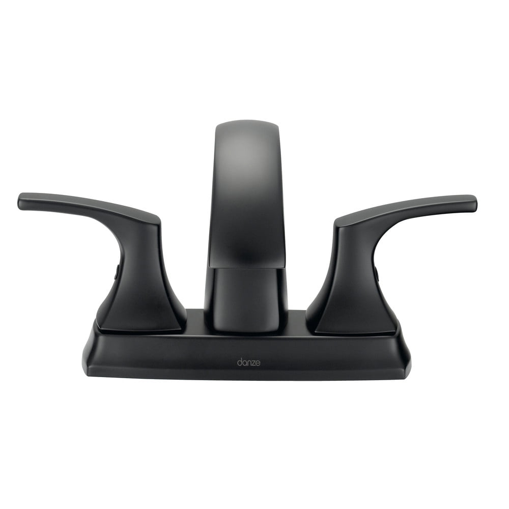 Danze Vaughn Centerset Bathroom Faucet, Satin Black