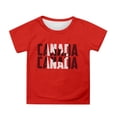 thumbnail image 4 of KAUOD Kids Canada Day Flag Shirt Patriotic Maple T-shirts for Boys Girls Short Sleeve Crewneck Cotton Graphic Tees Tops, 4 of 4