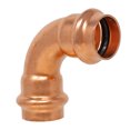 thumbnail image 3 of CFI Press Copper 90 Degree Elbow 1/2" P x P [10 Pack], 3 of 4