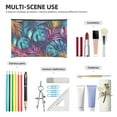 thumbnail image 4 of Cauagu Colorful Tropical Leaves for Tyvek Makeup Bag,Reusable Travel Cosmetic Bag Women Organizer Toiletry Bag Birthday,Gifts for Women Girlfriend Mom Teacher 6.5’’*8.9’’, 4 of 7