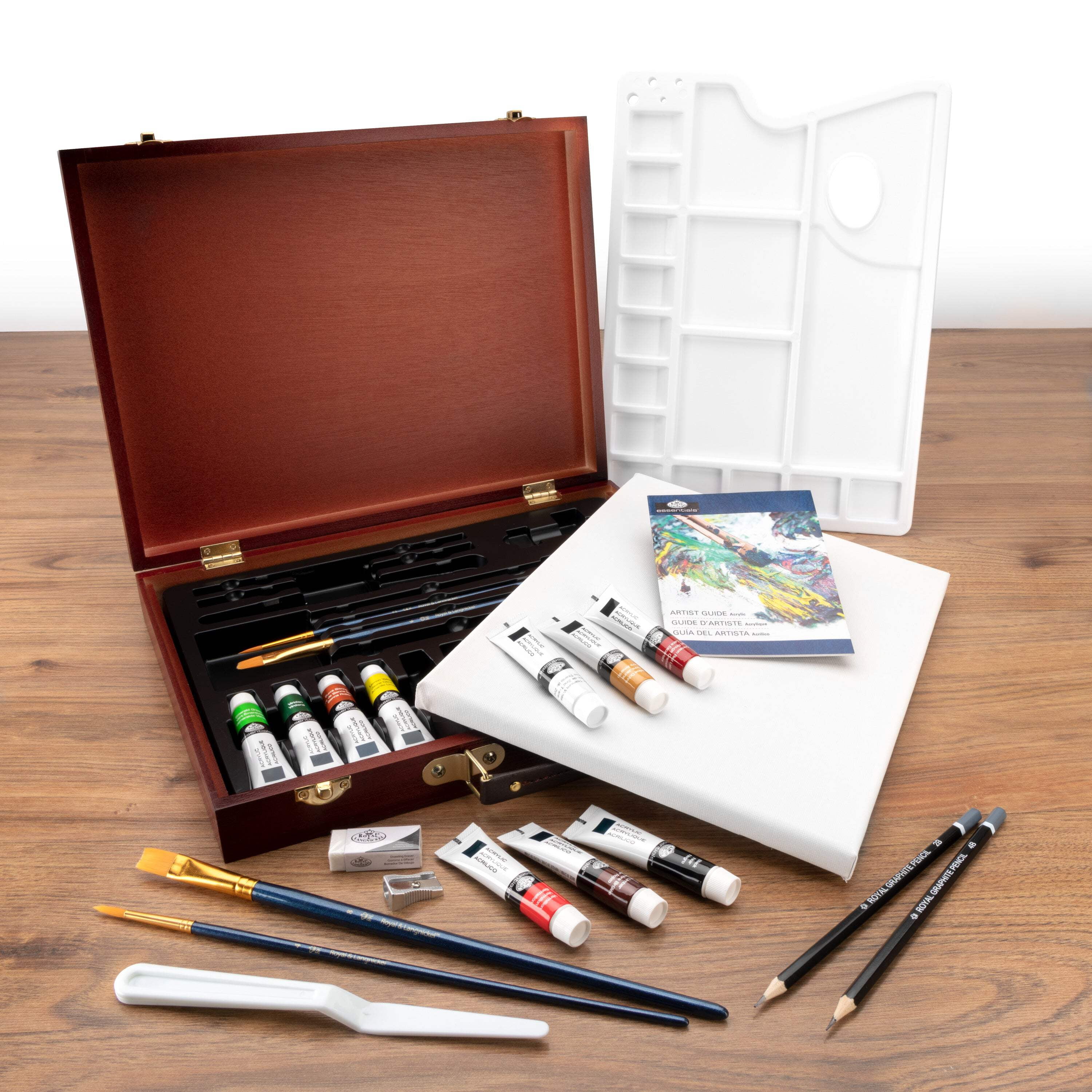 Royal & Langnickel Essentials™ 25pc Acrylic Painting Travel Art Set