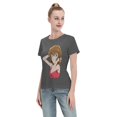 thumbnail image 4 of T-Shirt Basique à Manches Courtes pour Femmes Detective Conan Haihara Ai, 4 of 6