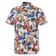 thumbnail image 2 of Camisas con gráficos de hojas y flores para hombre, ropa con estampado 3D, camisas hawaianas de playa, blusas Y2K de manga corta, ropa vintage, blusa con solapa, 2 of 5