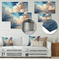 thumbnail image 4 of Designart "Coastal Horizon Clouds I" Landscapes Metal Wall Art Prints, 4 of 5