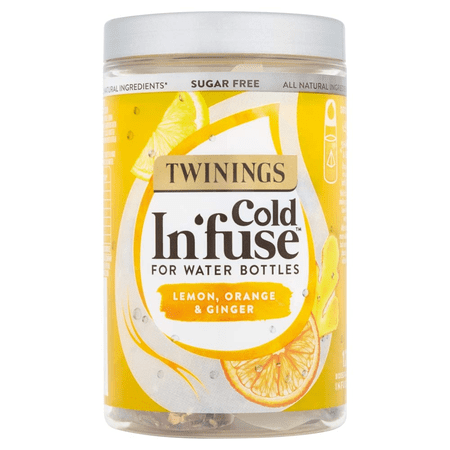 Twining Tea Lemon Orange & Ginger Cold Infuse  12 bg [Pack of 6]