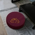 thumbnail image 6 of Round Yoga Meditation Cushion 16" Dia Zippered Cover Meditation Accessories Floor Pillow for Tea Decor Prayer Indoor Men Gifts Violet 10cm, 6 of 10
