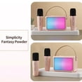thumbnail image 4 of Portable Karaoke Machine with Dual Microphones Colorful Lights and High Sound Quality for Home Travel and Parties, 4 of 8
