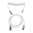 thumbnail image 1 of Mechanical Keyboard Cable, Fast Charging Gaming Keyboard USB Cable Double Sleeve  for Office White,Black,Blue,Red,Purple, 1 of 7