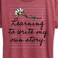 thumbnail image 3 of Instant Message - Write My Own Story - Women's Short Sleeve Graphic T-Shirt, 3 of 6