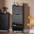 thumbnail image 1 of SoBuy FSR151-H-SCH 3 Flip-Drawers Shoe Cabinet Shoe Rack Shoe Storage Cupboard Organizer Unit, 1 of 1