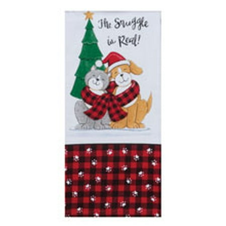 

Kaydee Designs Cuddle Weather Snuggle is Real Dual Purpose Terry Towel