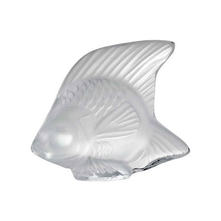 - Lalique Opaque Clear Crystal Fish 3000000
