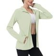 thumbnail image 2 of Neewe Cardigan Athlétique Léger pour Femmes, Protection Solaire, Fermeture Éclair Intégrale, Manches Longues, Coupe Ample, Chandails Décontractés, Randonnée Plein Air, 2 of 7