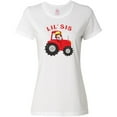 thumbnail image 3 of Inktastic Farmer Tractor Little Sis Women's T-Shirt, 3 of 5