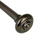 thumbnail image 5 of Versailles Lexington Royale Steel Heavy Duty Curtain Rod Set for Windows 28" - 48" Antique Bronze/Brown, 5 of 5