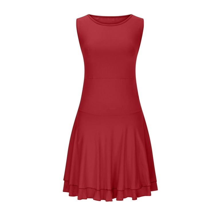 Red Crewneck Dresses for Teen Girls Fall Summer Sleeveless Midi Mini Petite Formal Prom Party Evening Gowns Ruched Ruffle Dresses Homecoming Dress Womens 2025 XXL - Walmart.com Red Crewneck Dresses for Teen Girls Fall Summer Sleeveless Midi Mini Petite Formal Prom Party Evening Gowns Ruched Ruffle Dresses Homecoming Dress Womens 2025 XXL - Walmart.com