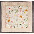 thumbnail image 2 of Vargottam Collection de Luxe Table à Dîner en Lin Décor Serviette en Coton Tissu Imprimé Serviettes Réutilisables Ensemble de 12, 20 Pouces X 20 Pouces - Floraux, 2 of 6