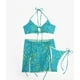 thumbnail image 4 of Traje baño sexy sin espalda para mujer Trajes baño vinculados corazón Trajes baño piezas, 4 of 5