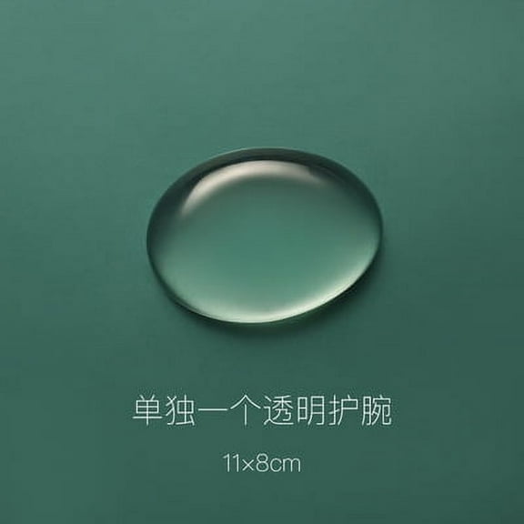 Transparent Silicone Gel Wrist Rest Cushion Ergonomic Mouse Pad Hand Pillow Reduces Wrist Fatigue Pain for Home Office