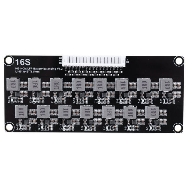 Module d'Équilibre de Cellule 1,2 A, Batterie au Lithium 2-16 s, Équilibreur Actif, Transfert d'Énergie