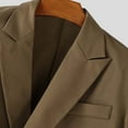 thumbnail image 5 of Aihuaihua Men's Suit Swallow Tailed Tuxedo Double Tailcoat Jacket for Evening Performances Brown M, 5 of 8