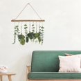 thumbnail image 3 of Decoración colgante de pared de eucalipto artificial, hojas de eucalipto falsas, vegetación rústica, colgante de pared de granja para boda B, 3 of 5
